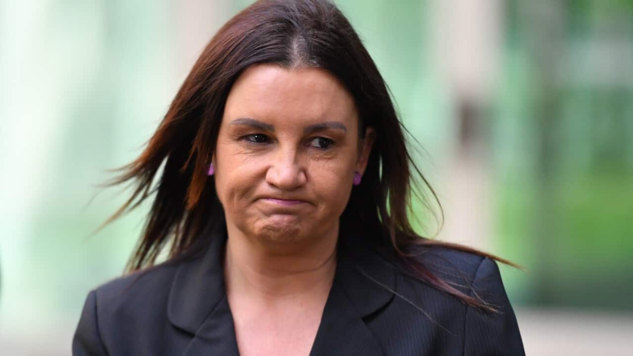 Jacqui Lambie Network Senator Jacqui Lambie at a press conference at Parliament House in Canberra, Tuesday, December 8, 2020. (AAP Image/Mick Tsikas) NO ARCHIVING