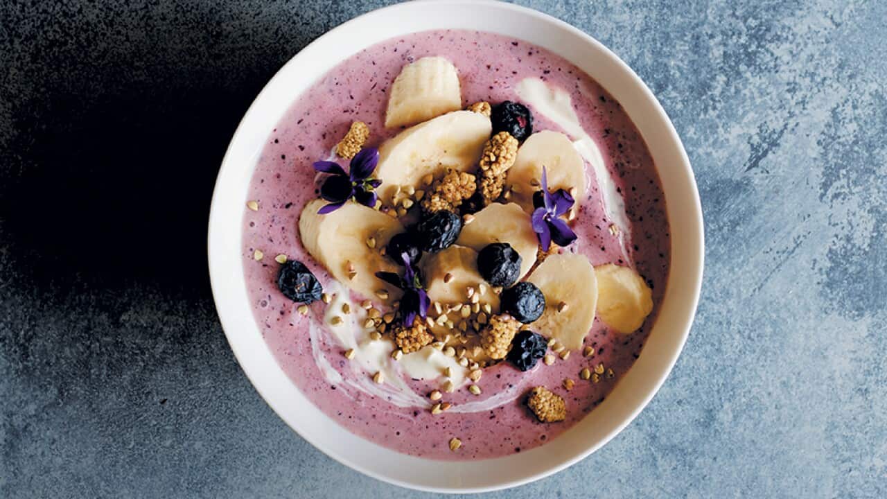 Blueberry muffin smoothie