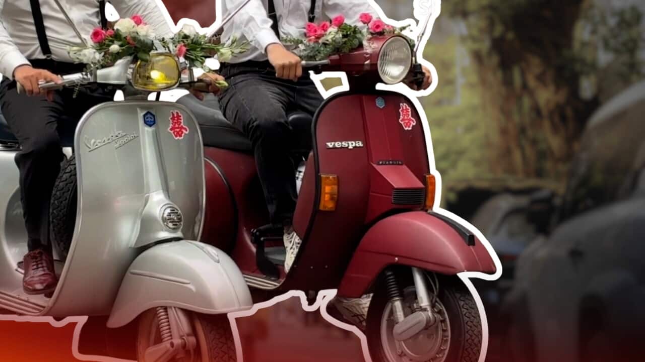 Nhân dịp Vespa tròn 80 năm tuổi, Vespa Club Hà Nội cùng cộng đồng yêu Vespa trên thế giới đã gặp gỡ, chia sẻ niềm đam mê với biểu tượng hai bánh đến từ nước Ý. Nguồn hình: Hồng Nga