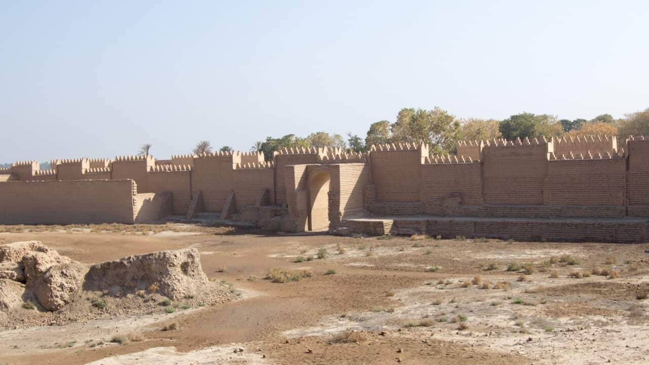 The ancient city of Babylon