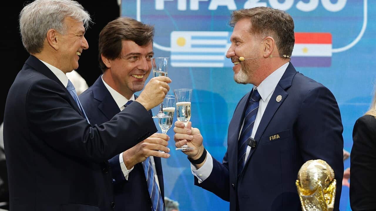 Frst three matches of 2030 FIFA World Cup held in Uruguay, Argentina, Paraguay