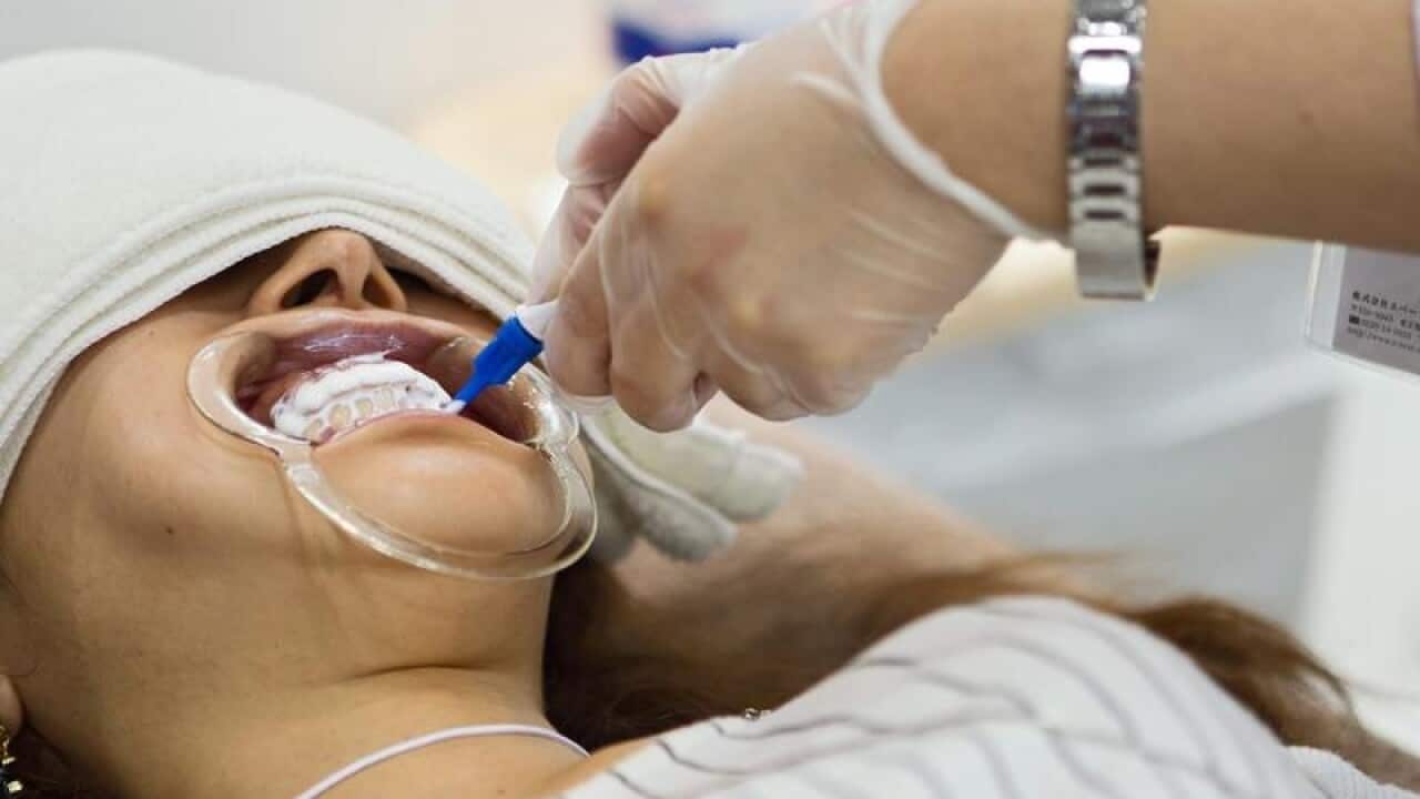 Teeth whitening procedure