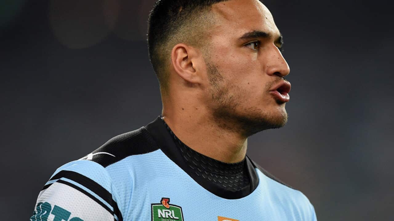 Valentine Holmes of the Sharks