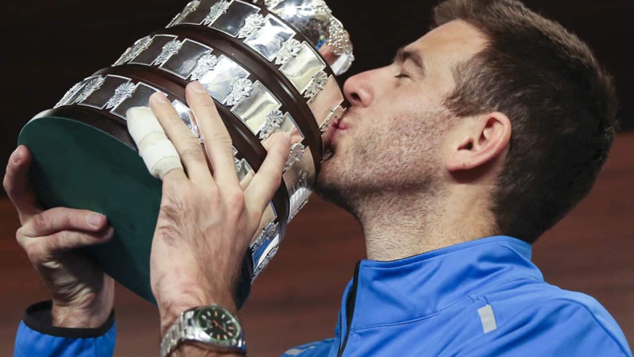 Argentinian tennis player Juan Martin del Potro