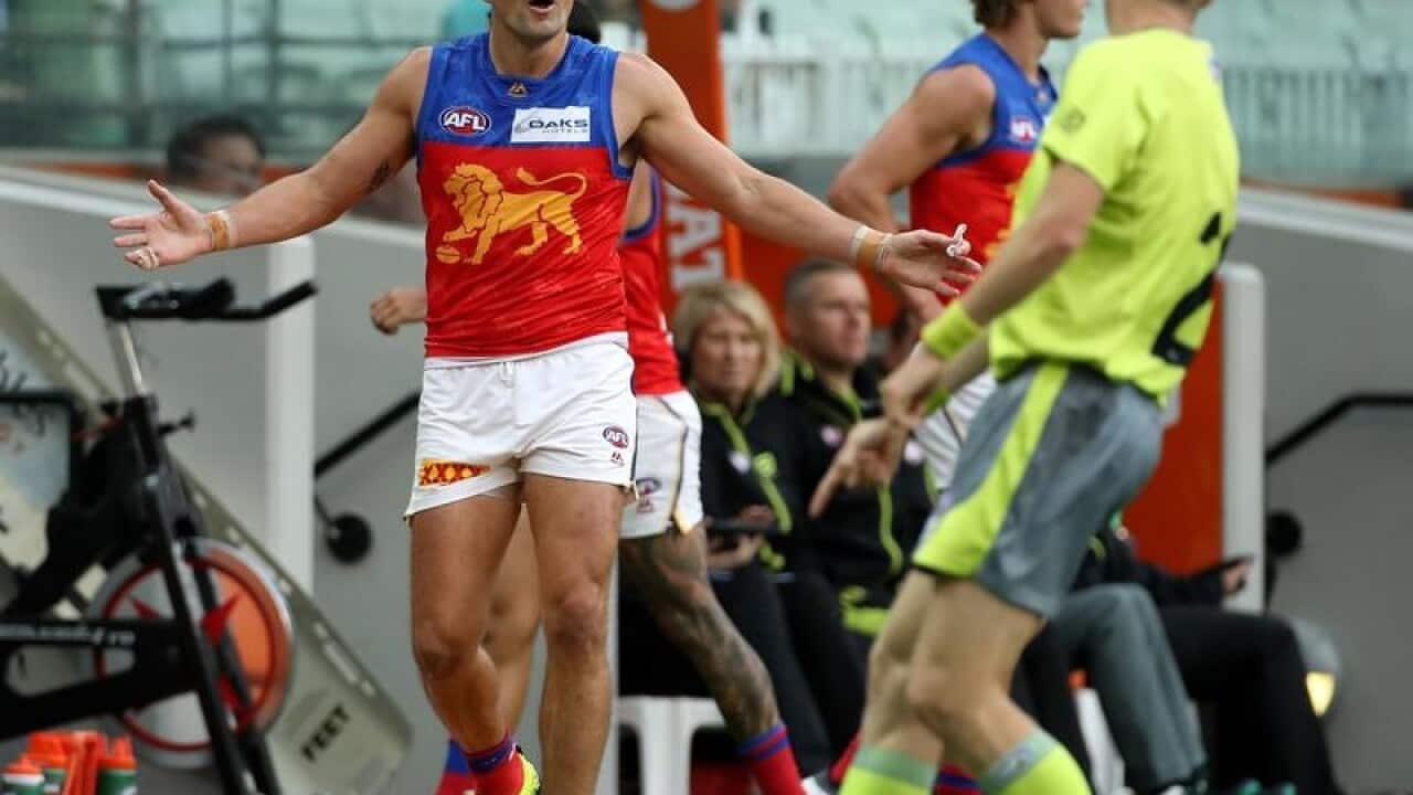Luke Hodge of the Lions.