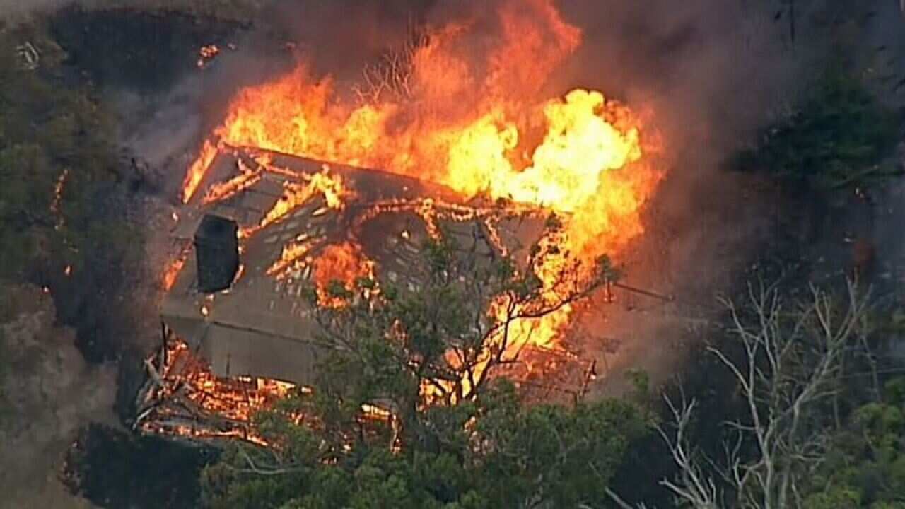 Bushfires in Victoria.