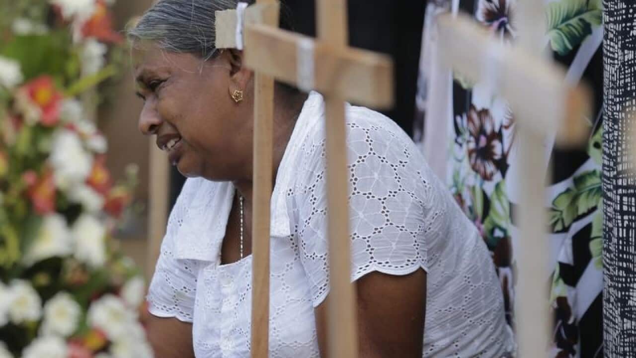 Sri Lankans mourn their losses after terror attack.
