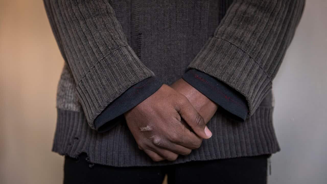 Mohammed Khalifa, a Canadian citizen who says he is the narrator of multiple English-language Islamic State videos, at an office near the detention facility where he is being held by American-backed militia in northern Syria.