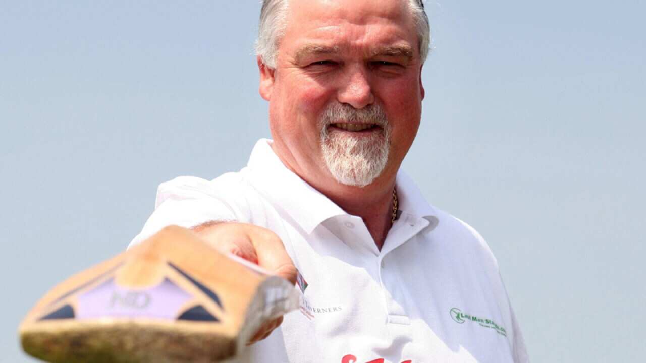 Former England cricket captain Mike Getting