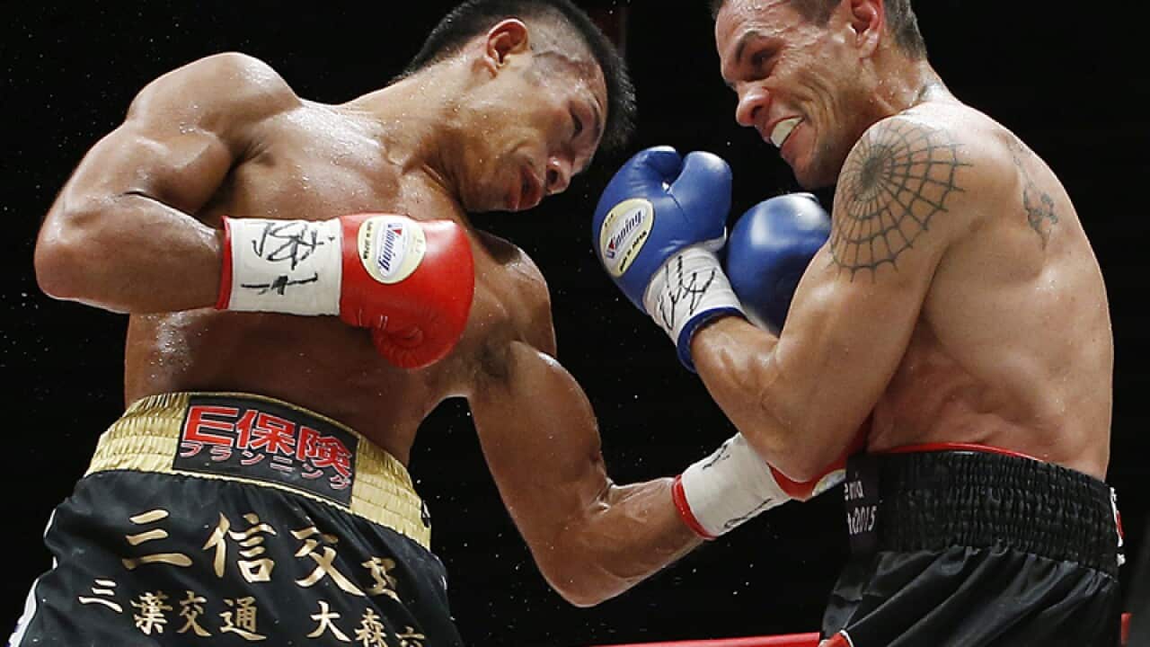Japanese champion Takashi Uchiyama in action