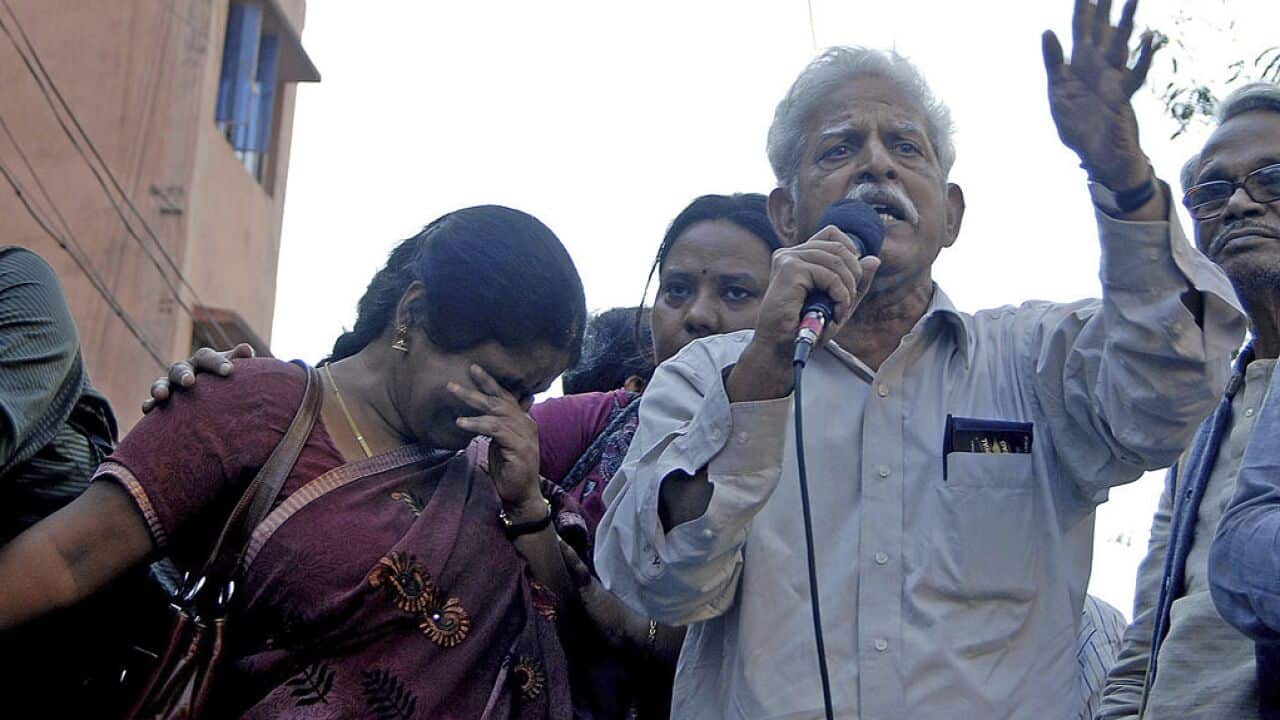 Indian activist Varavara Rao has tested positive for COVID-19 while serving time in jail.