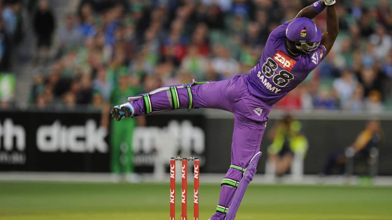 Hobart Hurricanes batsman Darren Sammy