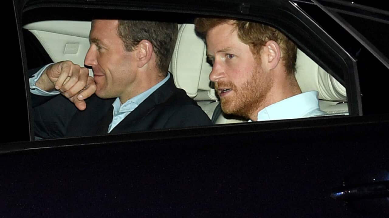 Prince Harry arrives at Sydney's International Airport