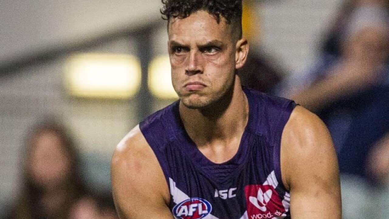 Fremantle Dockers player Michael Johnson