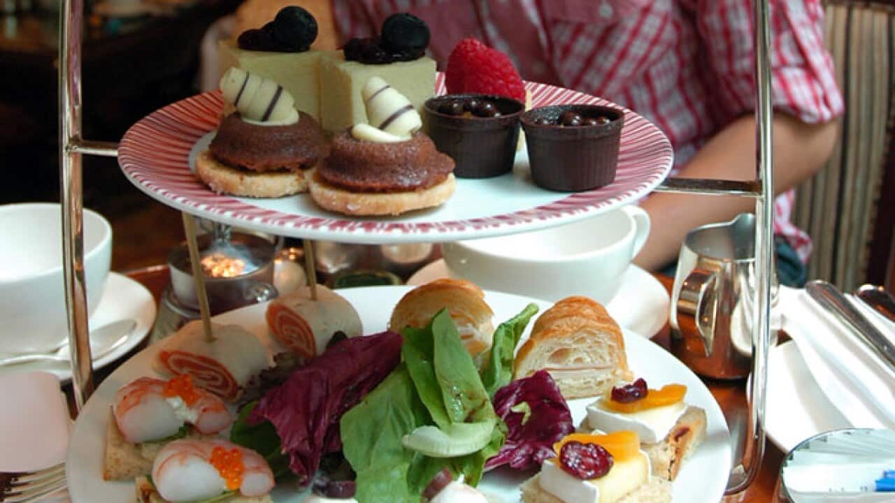 The delicious temptation of high tea.