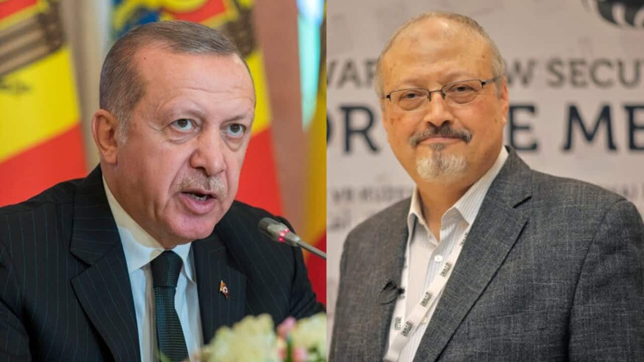 Turkish President Recep Tayyip Erdogan believes the murder of journalist Jamal Khashoggi was planned at the top levels of Saudi government.