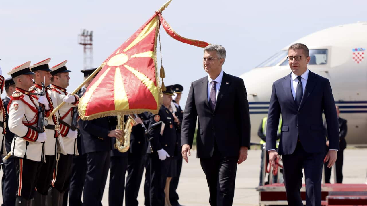 Croatian Prime Minister Andrej Plenkovic visit North Macedonia