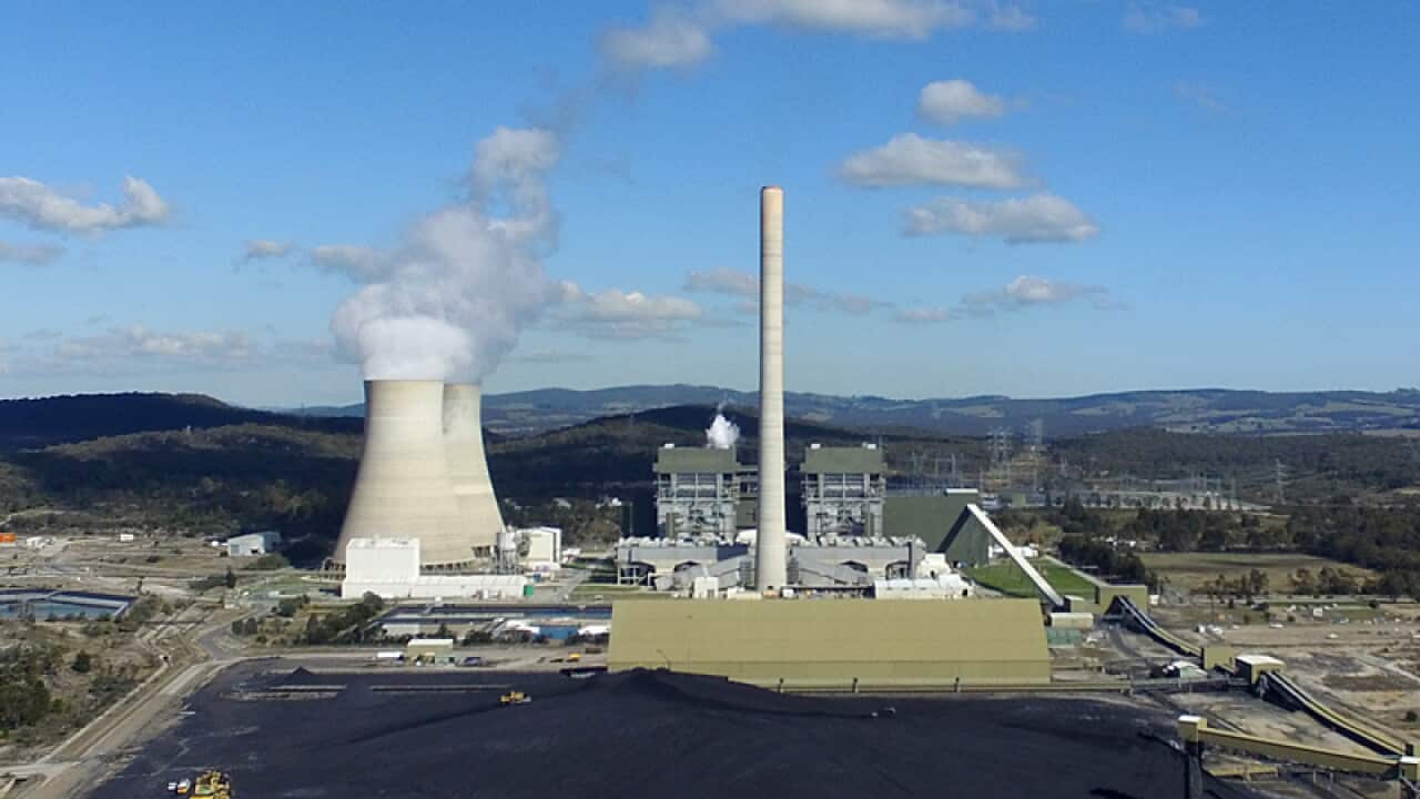 The Mt Piper coal fired power station near Lithgow