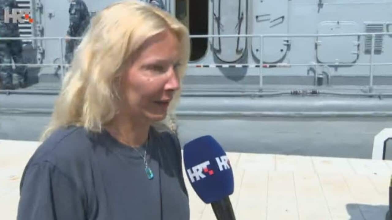 The woman was rescued 10 hours after she fell from the cruise ship Norwegian Star.