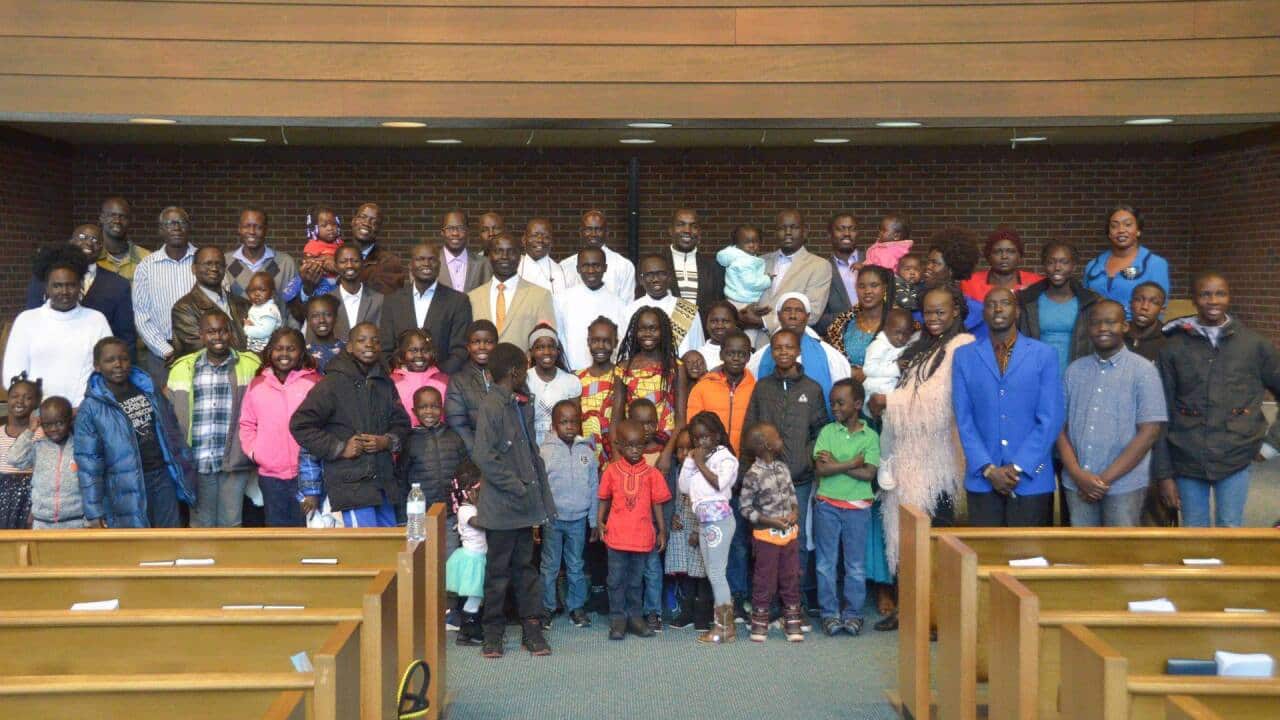 Members of Sudanese Grace Episcopal Church