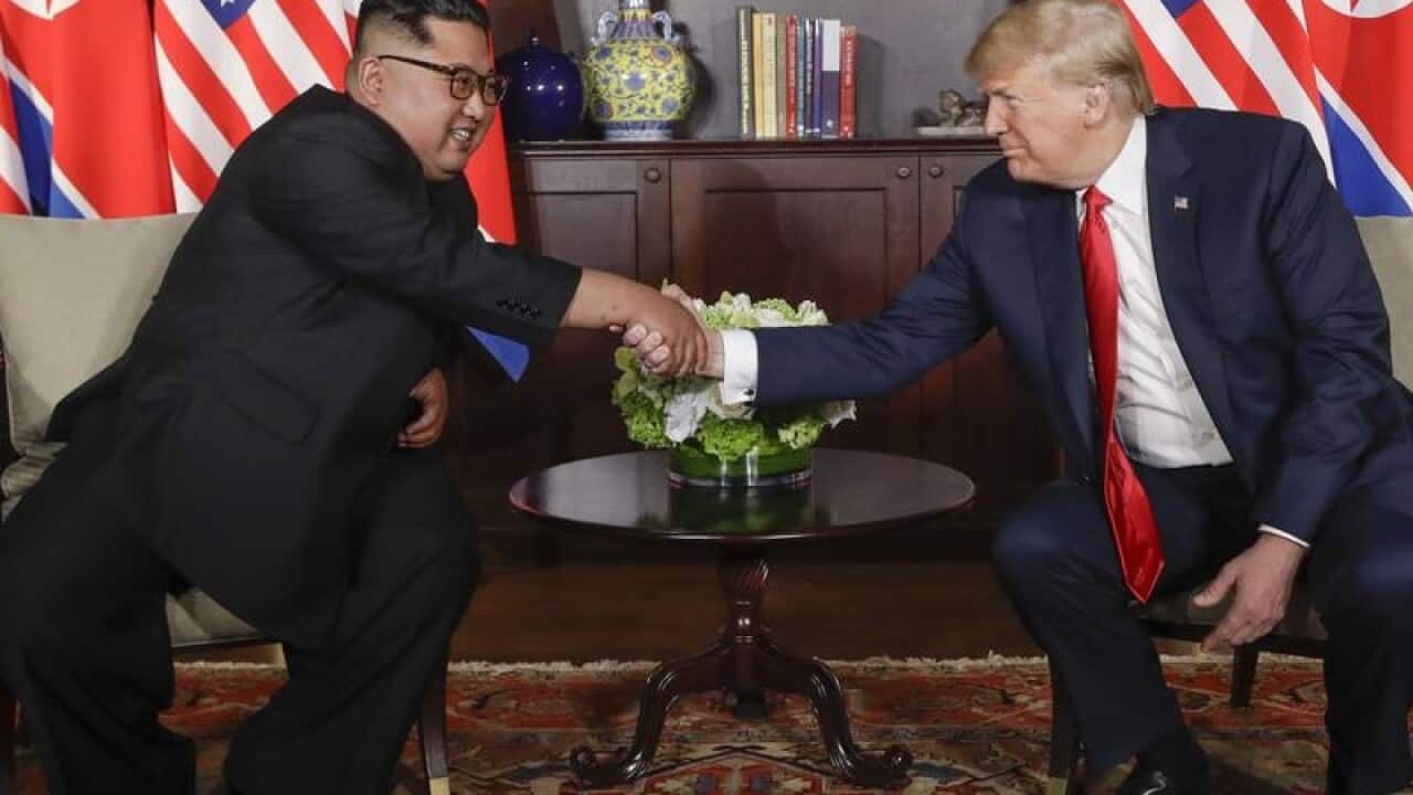 Kim Jong-un and Donald Trump