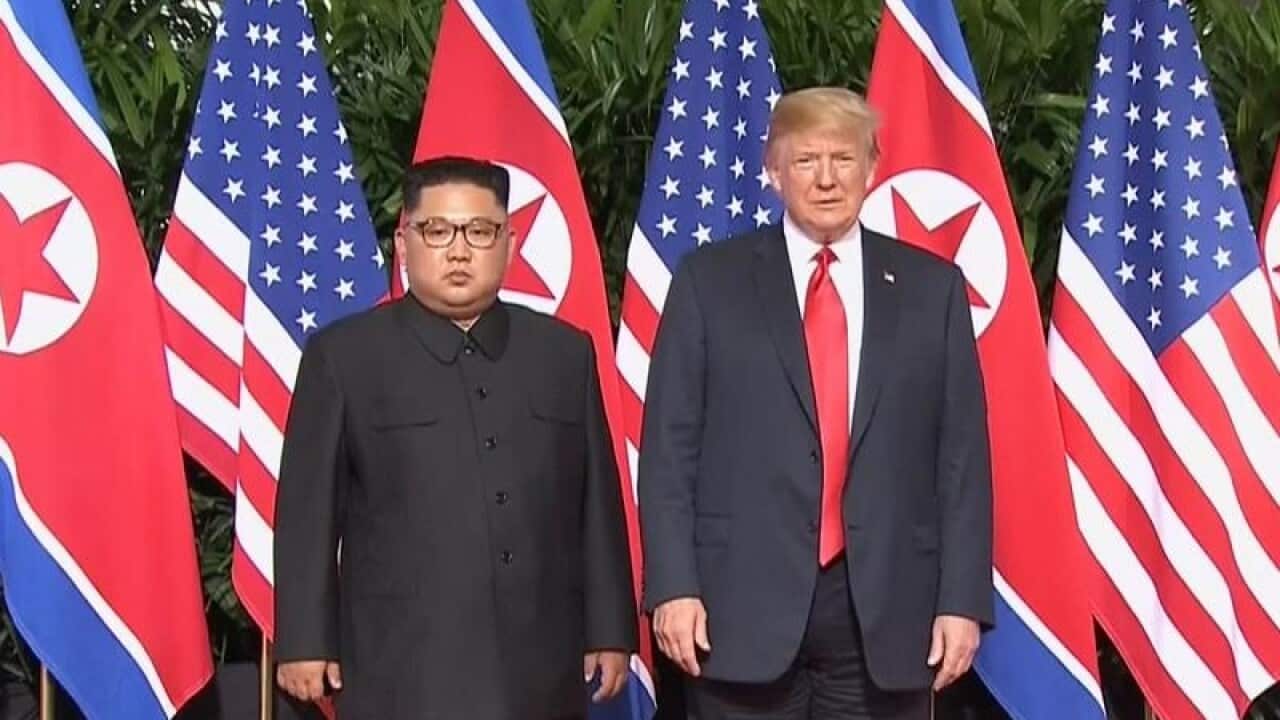 Kim Jong-un and Donald Trump