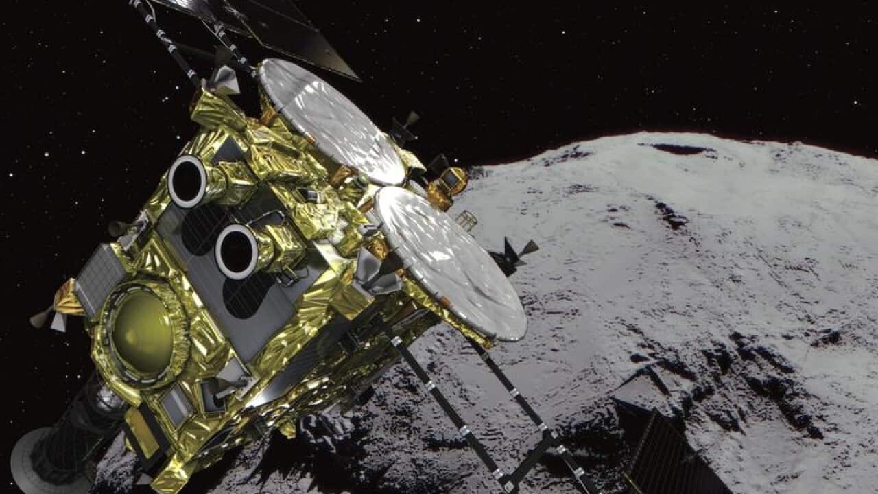 Japanese asteroid explorer Hayabusa2.