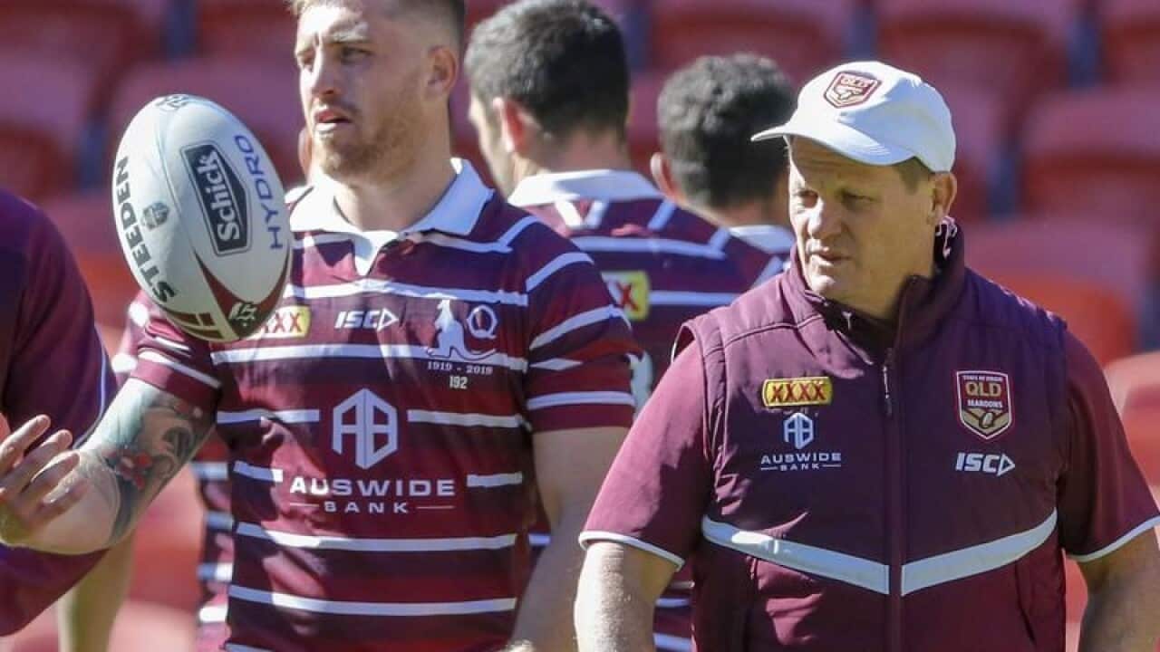 Cameron Munster (L) and Kevin Walters