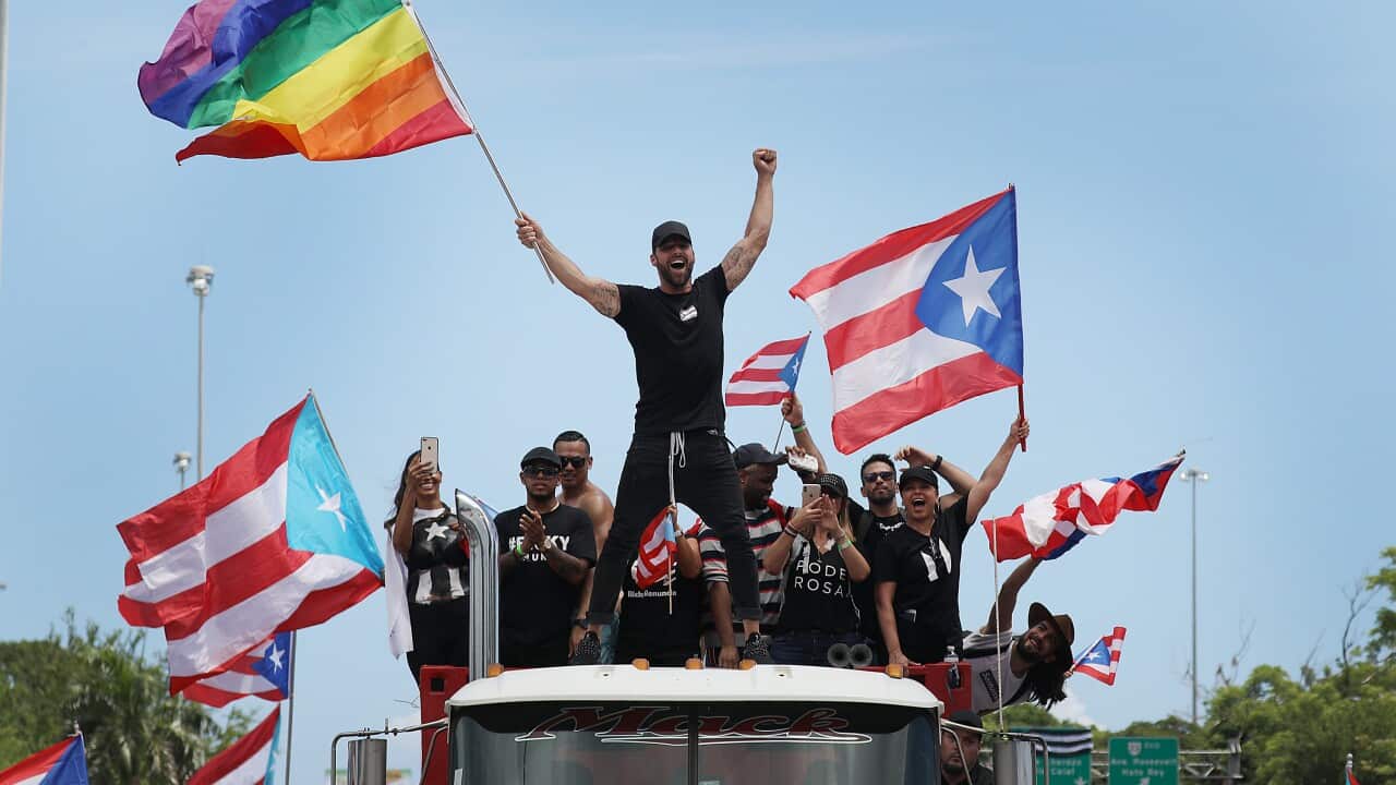 Protesters Demand Resignation Of Puerto Rico's Governor Ricardo Rossello
