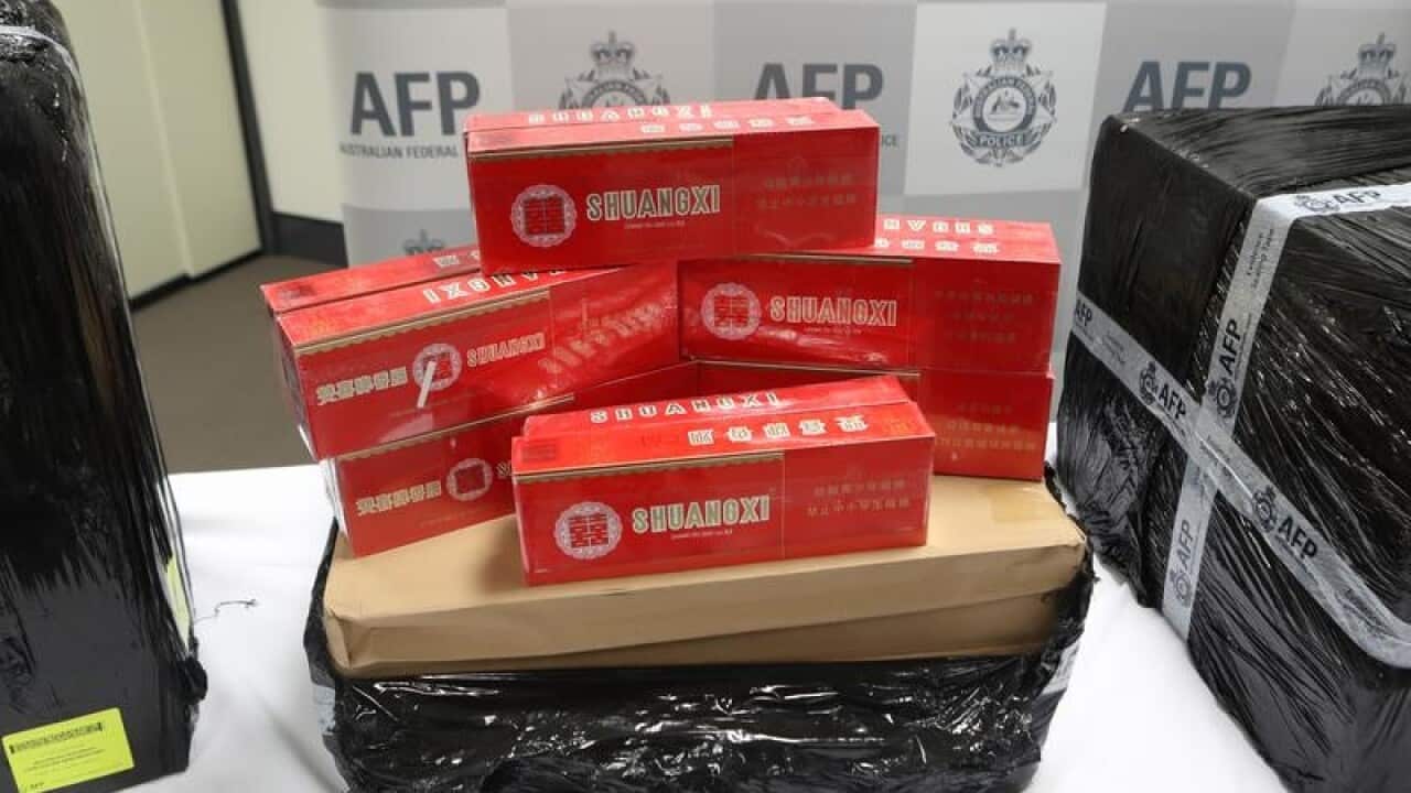 Seized tobacco.