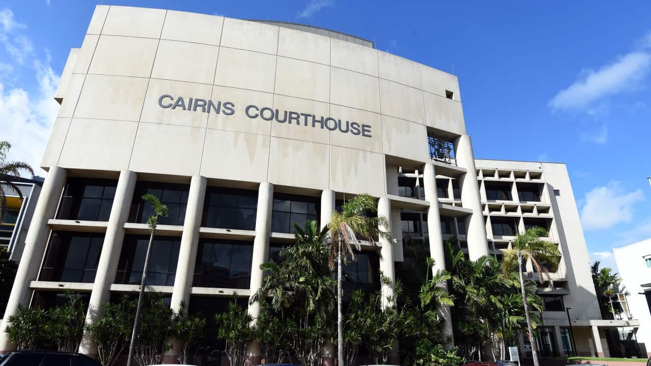 The outside of Cairns courthouse