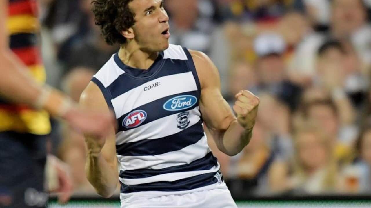 Geelong Cats player Nakia Cockatoo