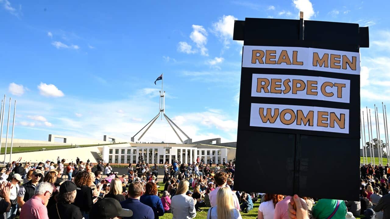 NATIONAL RALLY AGAINST VIOLENCE CANBERRA