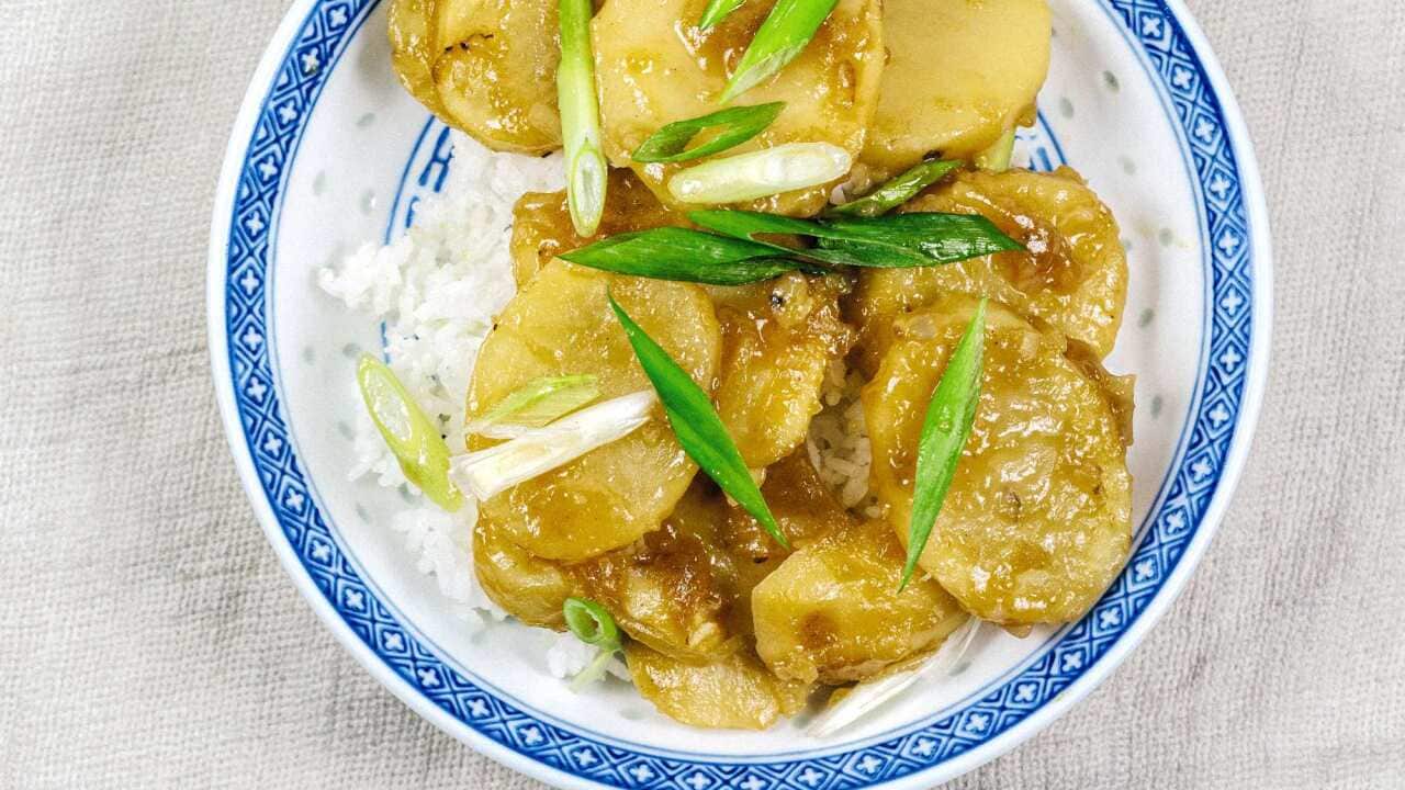 Mum’s velvet potatoes