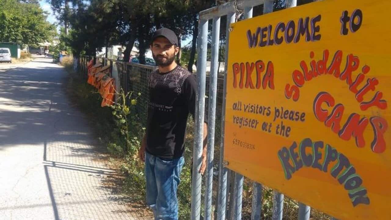 Hosheng Cholo, Pikpa refugee camp, Greece