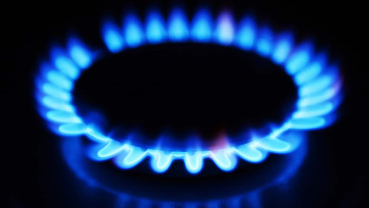 A gas burner on a hob cooking appliance.. Picture date: Saturday October 15, 2016. Photo credit should read: John Stillwell/PA Wire