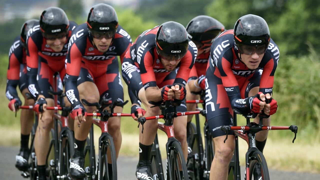 BMC Racing won the team time trial at last month's Critérium du Dauphiné... Can they do it again today?