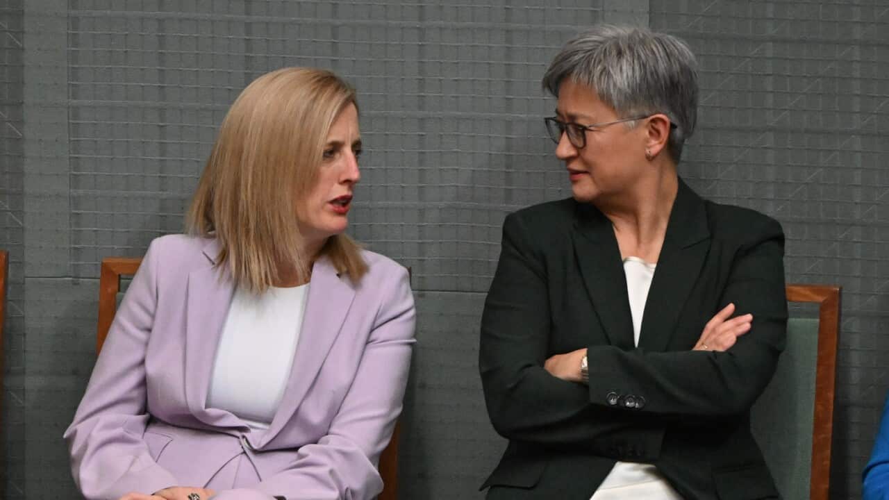 Minister for Finance Katy Gallagher and Minister for Foreign Affairs Penny Wong