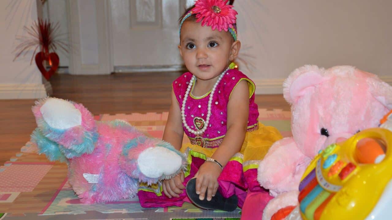 Vanhi Kaushik who was diagnosed with leukemia when she was just 3 months old