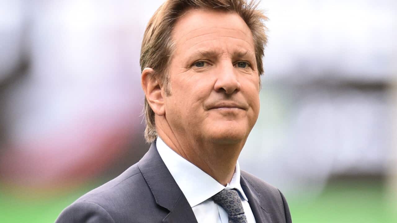 Channel Nine cricket commentator Mark Nicholas
