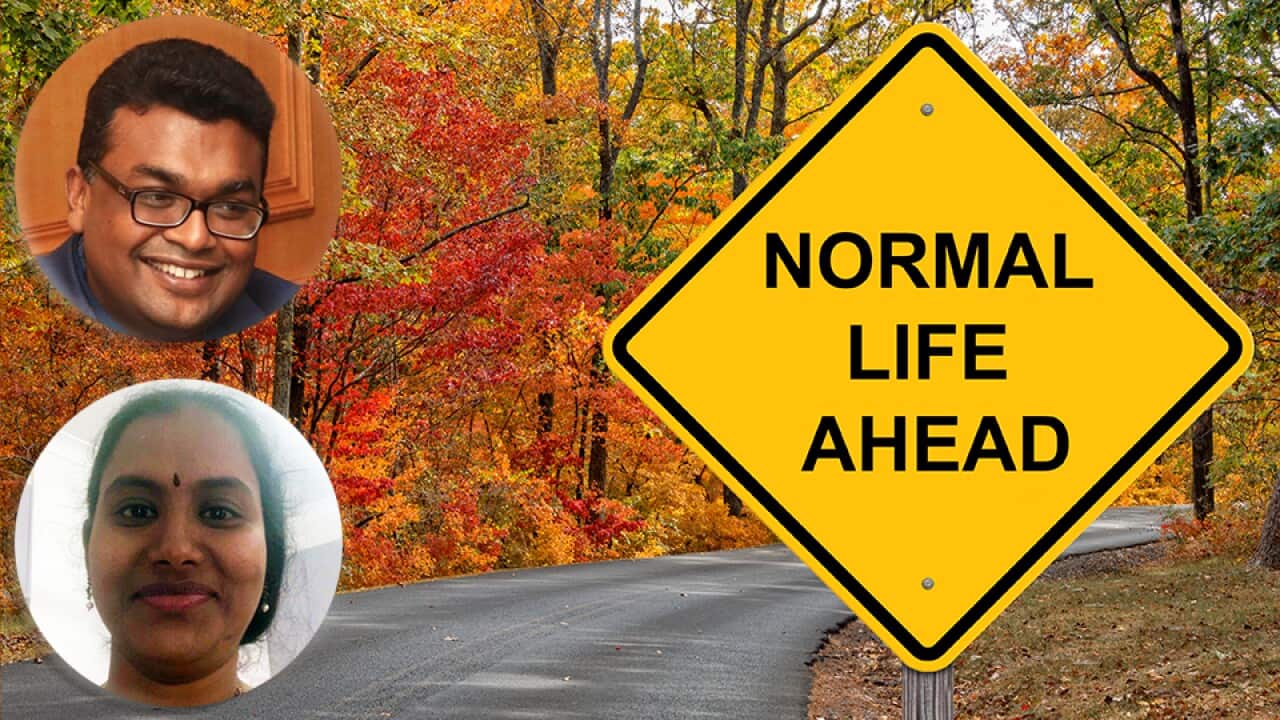 Normal Life Ahead Sign