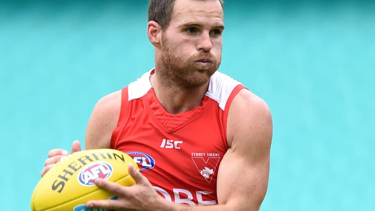 Sydney Swans AFL player Ben McGlynn