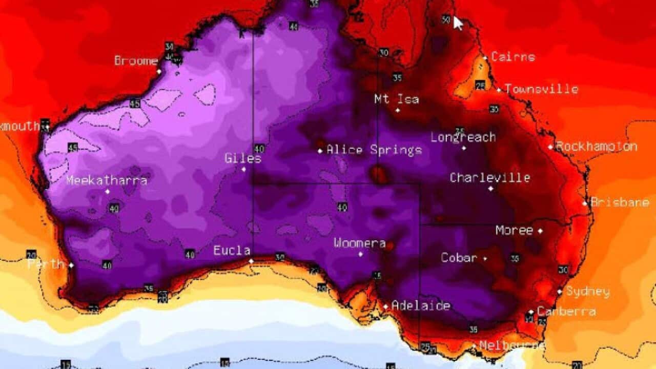 Christmas Day is going to be roasting in parts of SA, the NT and WA with above-average temperatures in many other areas.