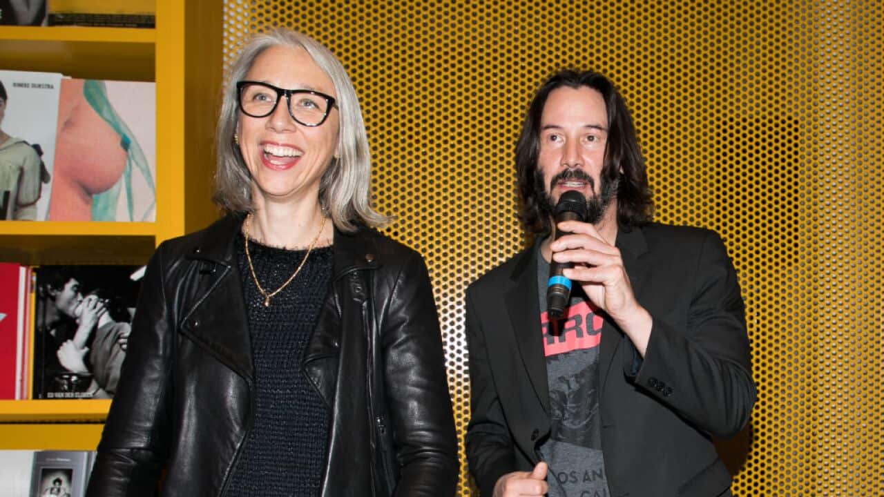 Alexandra Grant and Keanu Reeves