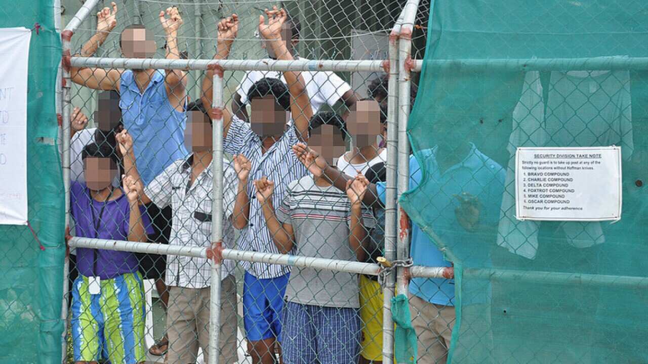 A 2014 photo from Manus Island (AAP)