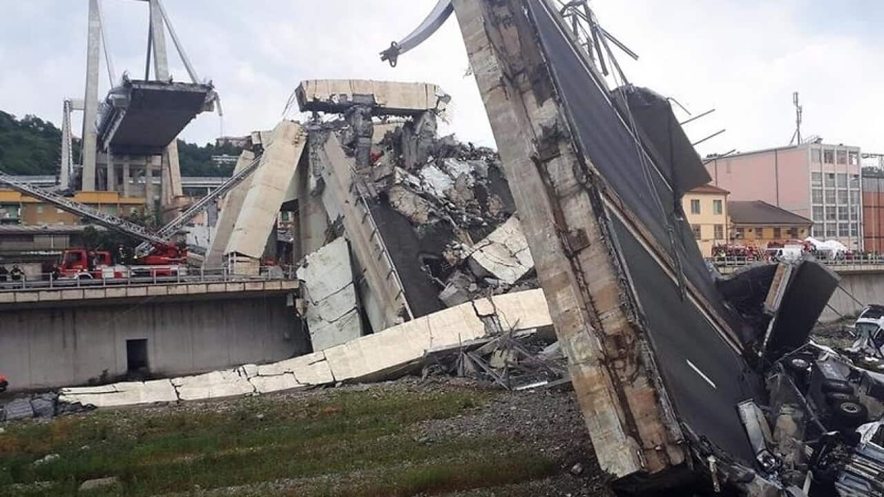 The death toll has risen to 30 after a major highway bridge in the Italian city of Genoa collapsed