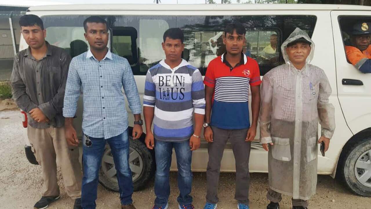 Asylum Seekers leaving Manus Island