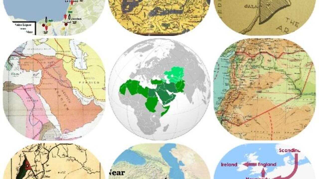 Map of the Middle East