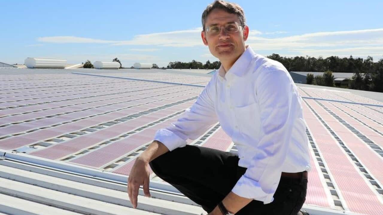 University of Newcastle Professor Paul Dastoor.