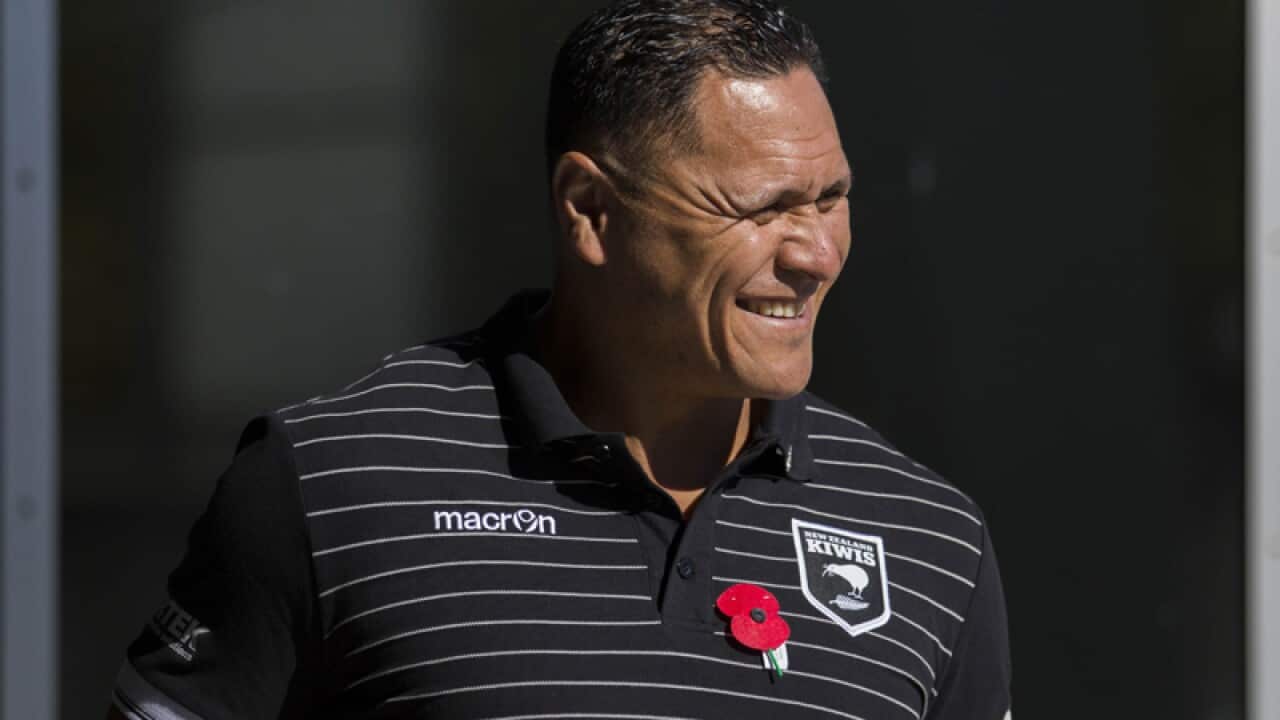 Coach of Kiwis David Kidwell